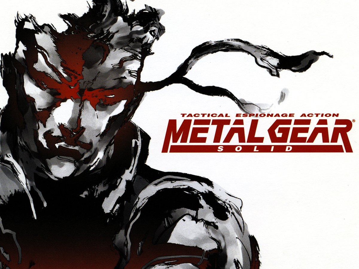 Metal Gear Solid: painterly portrait of snake